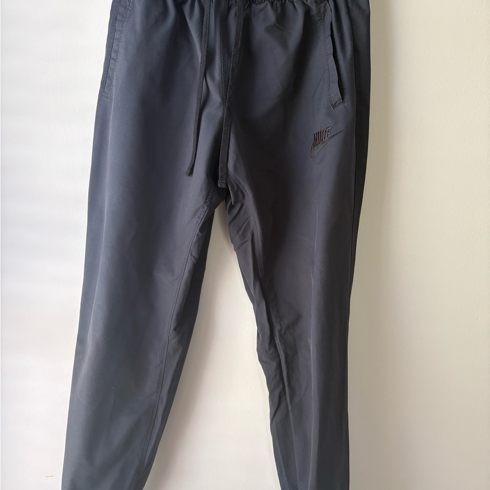 Nike Men's Black Jogger Track Pants with Tonal Logo